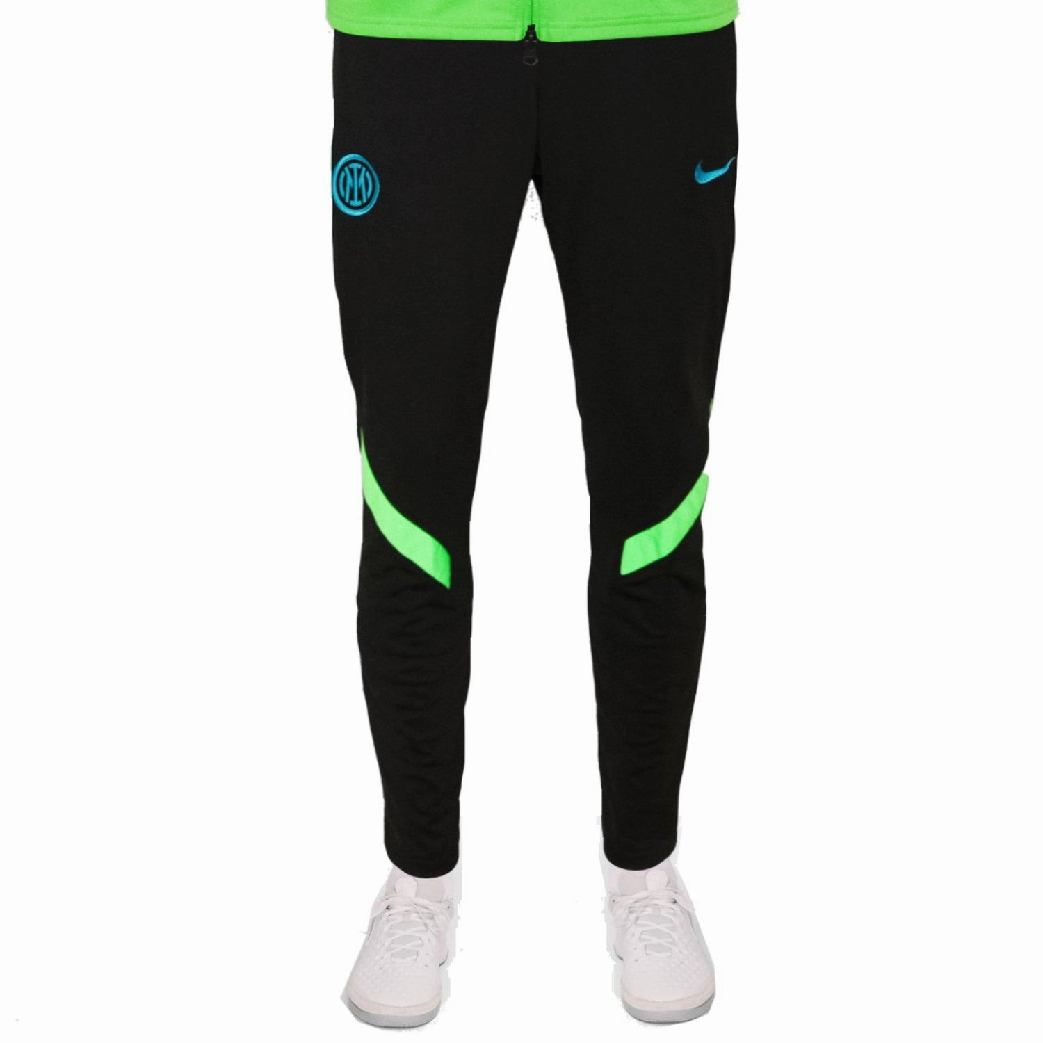 Tagless Labeling haircare Inter Milan green UCL hooded presentation tracksuit 2021/22 - Nike