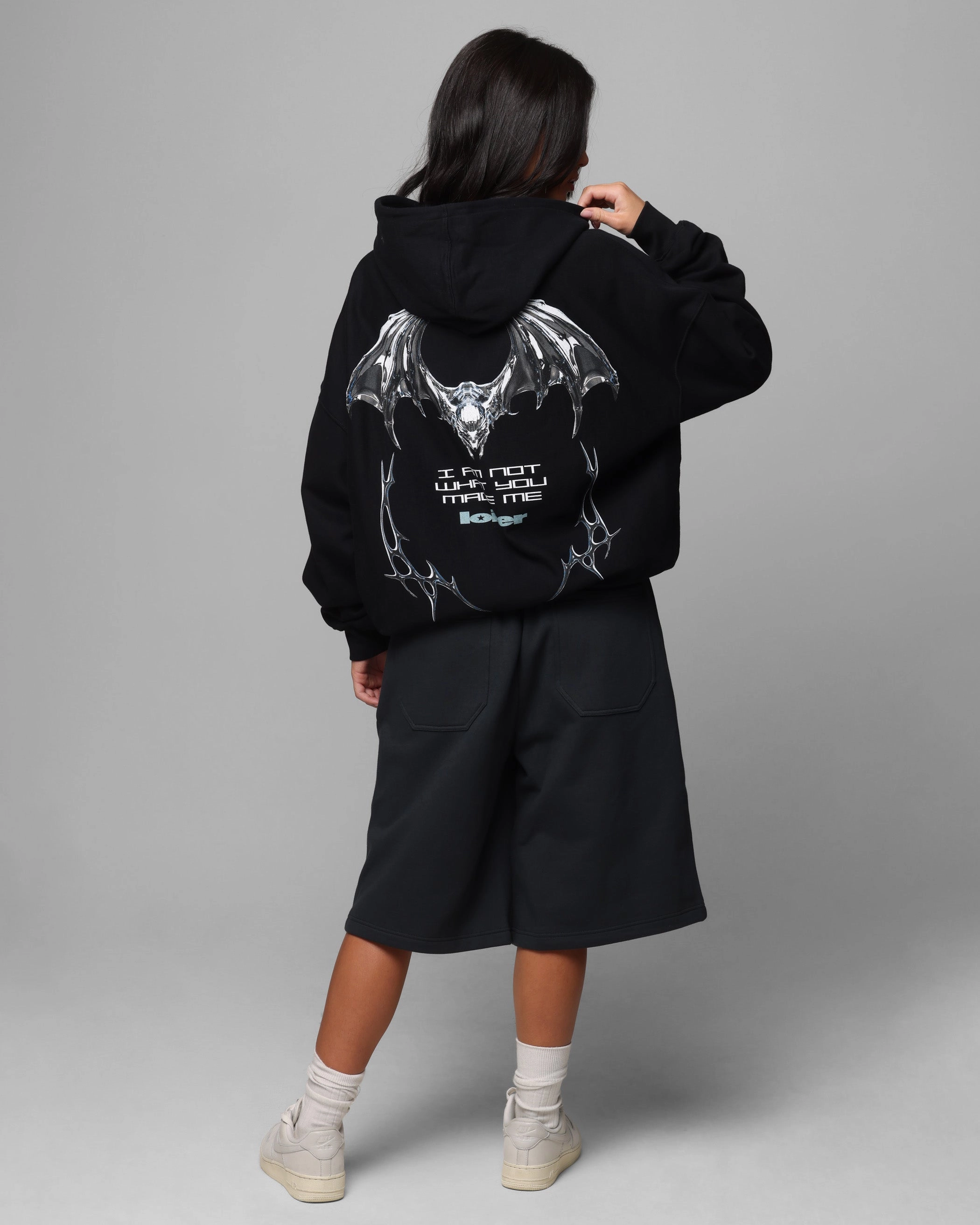 Sense Mold Resistant Coating Loiter Chrome Deceiver Hoodie Black