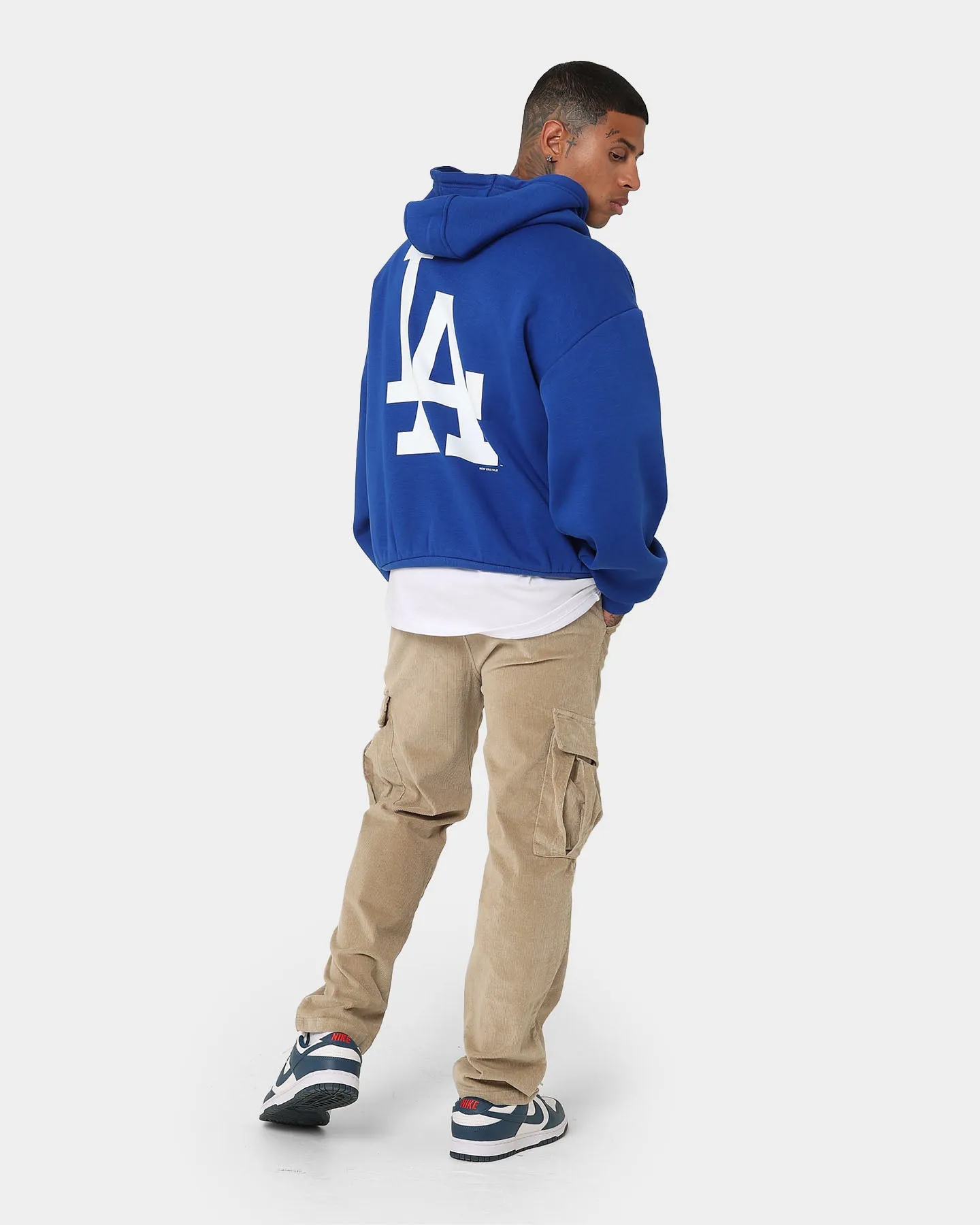 New Era Los Angeles Dodgers 'Tropical Punch Script Pack' Oversized Hoodie Bright Royal Goods Mindfulness